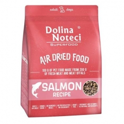 DOLINA NOTECI SUPERFOOD AIR DRIED FOOD Danie z łososia karma suszona dla psa 1 kg